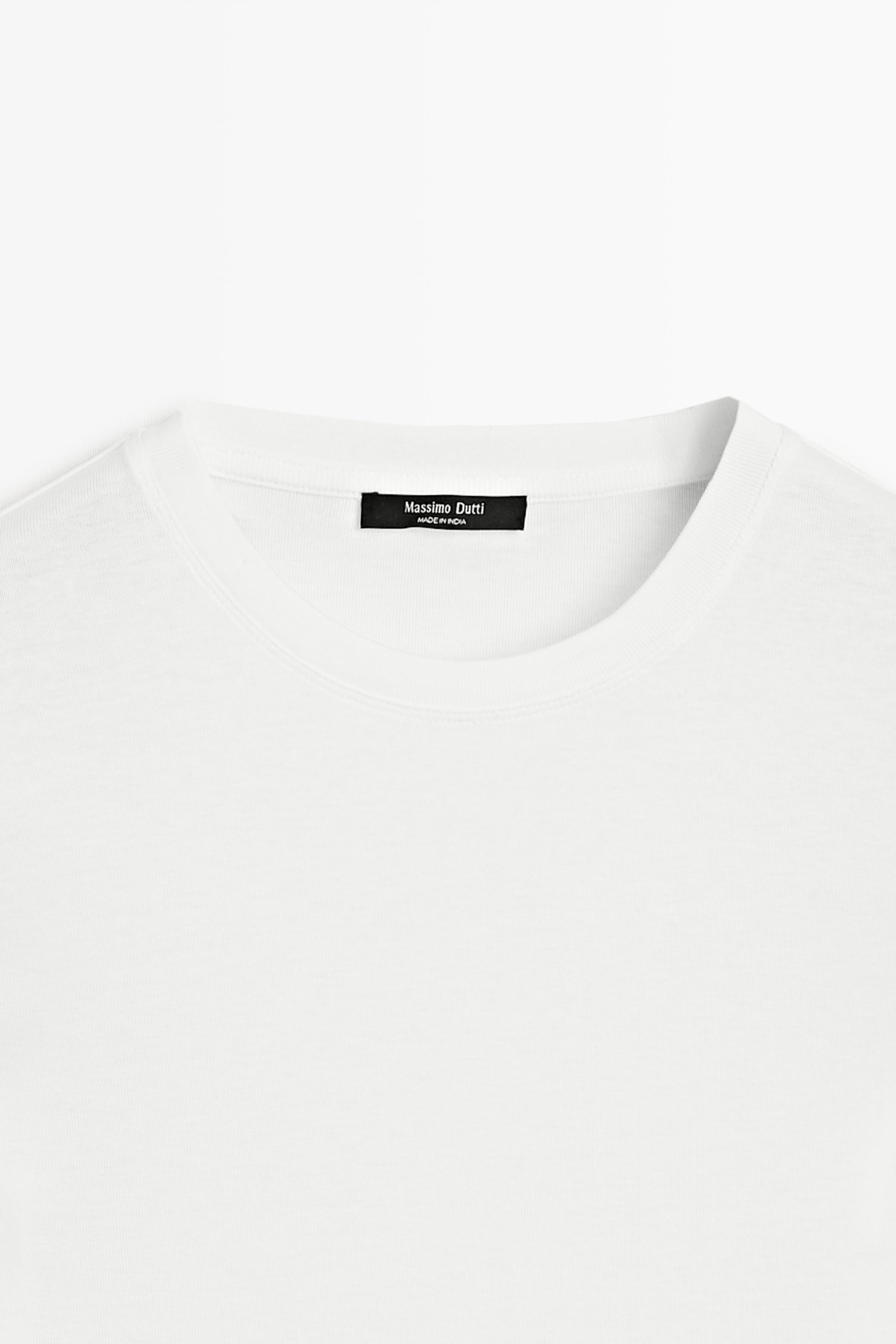 T-shirt à manches longues 100 % coton